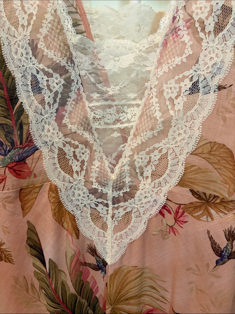 Zimmermann Lace Trim Pink Peach Slip - Picture 3 of 9